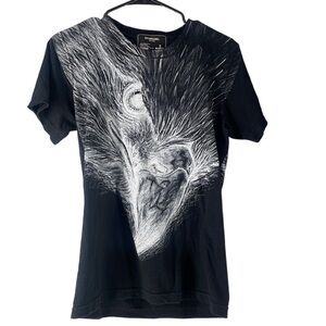 DOMREBEL dark t shirt art to wear creepy sz small